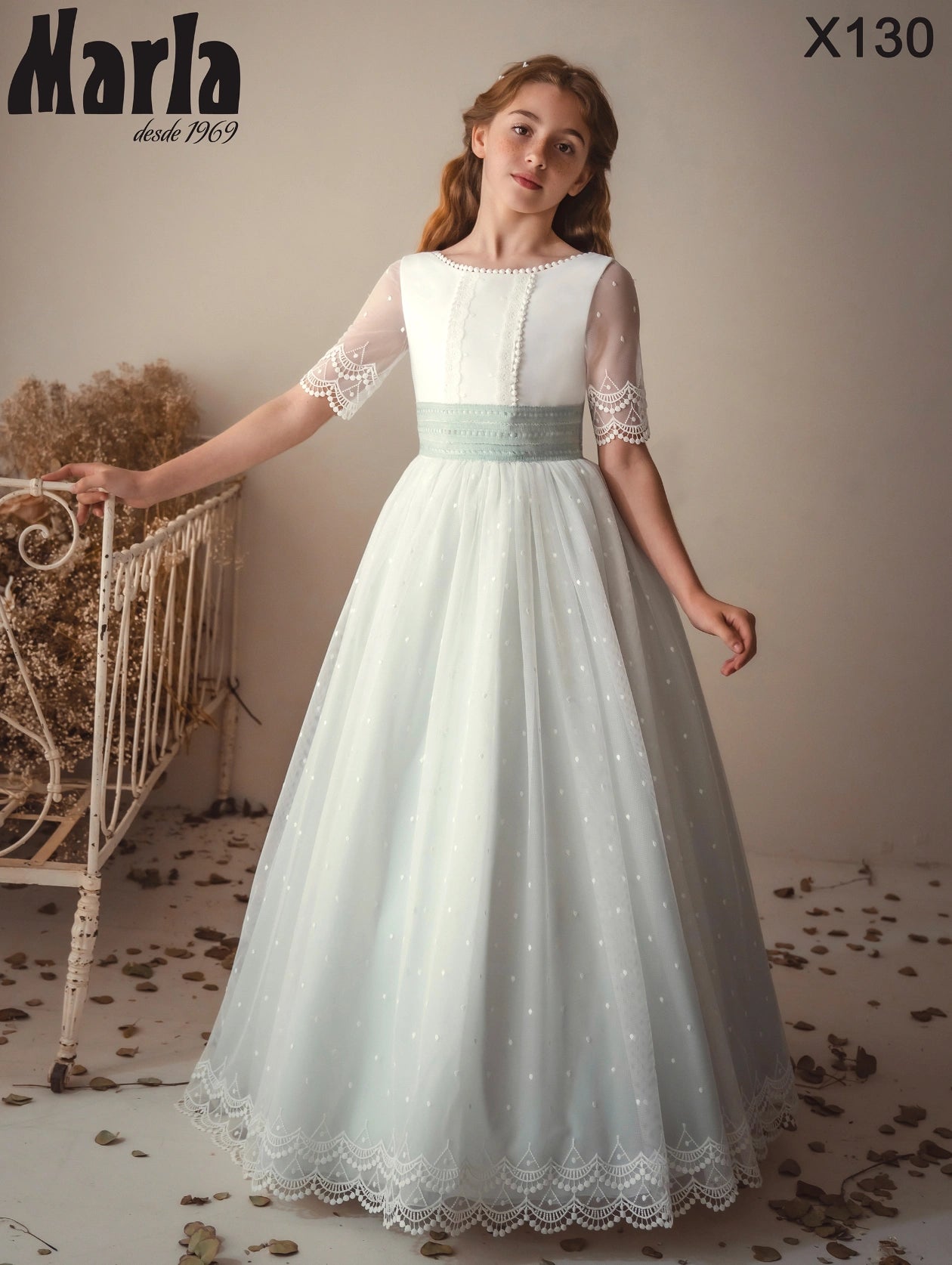 VESTIDO COMUNION MARLA