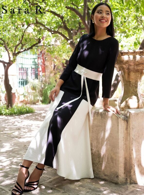 VEST.BICOLOR SARA RUIZ
